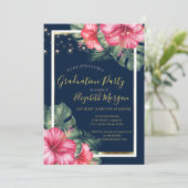 Hibiskus, Leuchten, Holz, Bildungs-Workstation Einladung (Stehend Vorderseite)