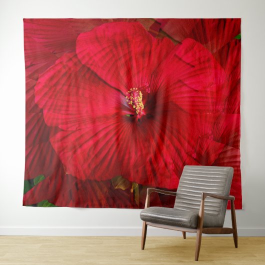 Hibiskus Liebe.... Wandteppich (Beispiel (Horizontal))