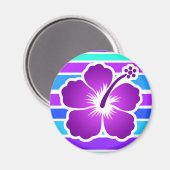 Hibiskus Magnet (Vorderseite/Rückseite)