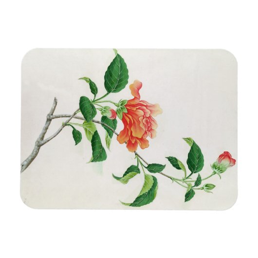 Hibiskus Magnet (Horizontal)