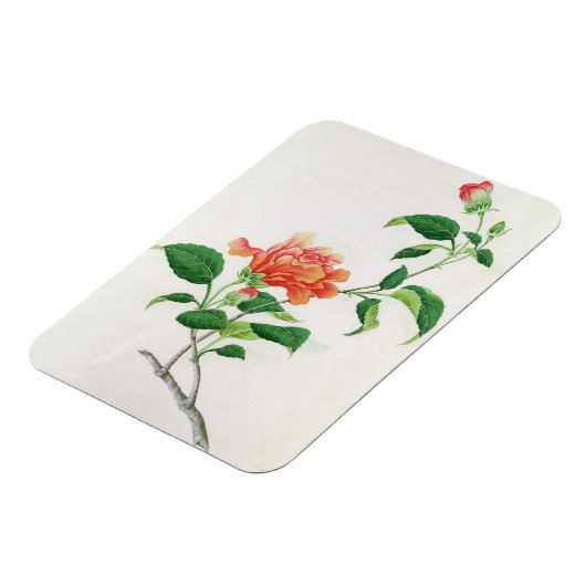 Hibiskus Magnet (Linke Seite)