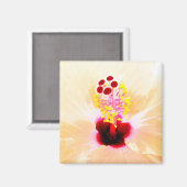 Hibiskus Magnet (Vorderseite/Rückseite)