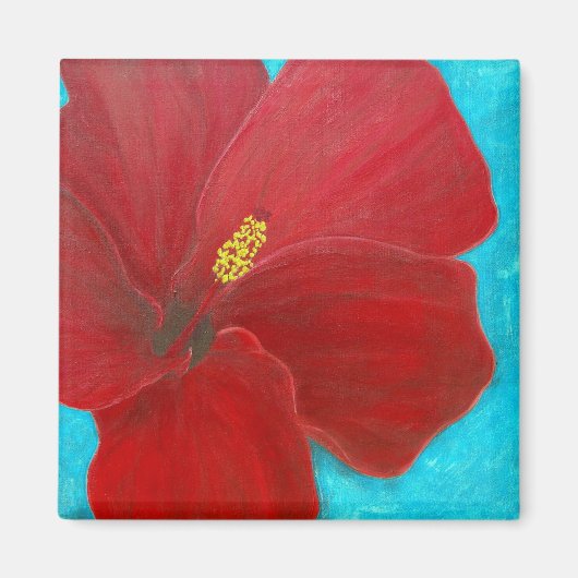 Hibiskus Magnet (Vorne)