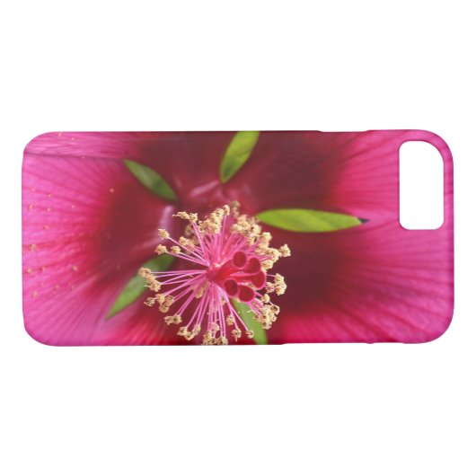 Hibiskus-Makro Case-Mate iPhone Hülle (Rückseite (Horizontal))