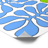 Hibiskus, Matisse Homage Leaf 2 Poster (Ecke)