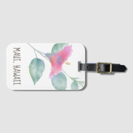 Hibiskus Maui Wedding Gepäckanhänger