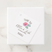 Hibiskus Maui Wedding Geschenkanhänger (Beispiel)