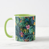 Hibiskus Monstera Dschungel Tasse (Links)