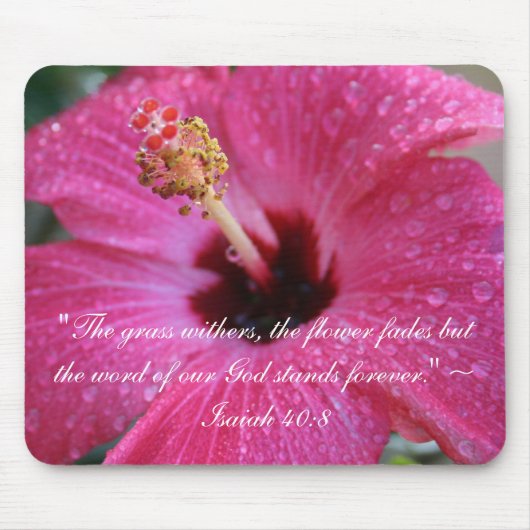 Hibiskus Mousepad (Vorne)