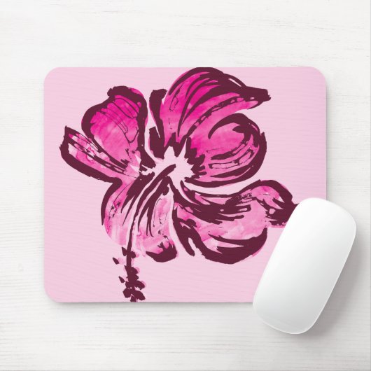 Hibiskus Mousepad (Mit Mouse)
