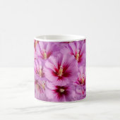 Hibiskus - Muster der chinesischen Rose Blume Kaffeetasse (Mittel)