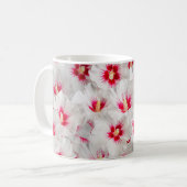 Hibiskus - Muster der chinesischen Rose Blume Kaffeetasse (Vorderseite Links)