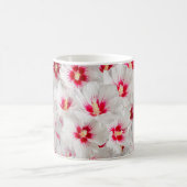 Hibiskus - Muster der chinesischen Rose Blume Kaffeetasse (Mittel)
