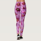 Hibiskus - Muster der chinesischen Rose Blume Leggings (Rückseite)