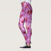 Hibiskus - Muster der chinesischen Rose Blume Leggings (Links)