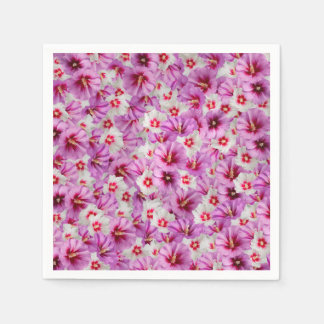 Hibiskus - Muster der chinesischen Rose Blume Serviette