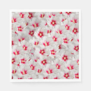 Hibiskus - Muster der chinesischen Rose Blume Serviette