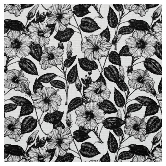 Hibiskus-Muster Stoff (Muster)