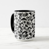Hibiskus-Muster Tasse (Vorderseite Links)