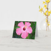 Hibiskus - N Karte (Gelbe Blume)