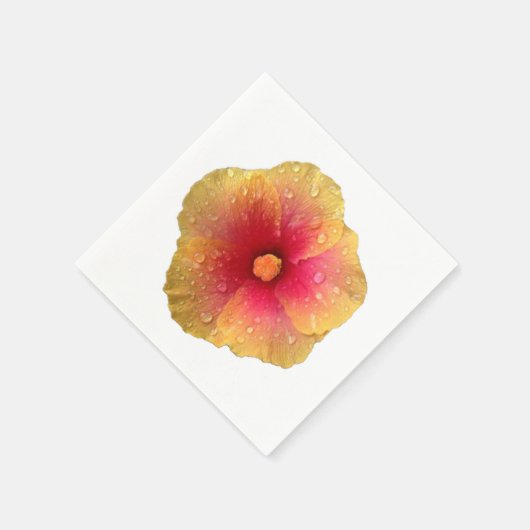 Hibiskus Napkins Serviette (Ecke)