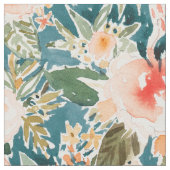 HIBISKUS NIGHTSWEATS tropisches Blumen Stoff (Nahaufnahme)