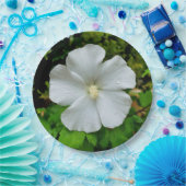 Hibiskus-Papierplatte Pappteller (Party)