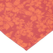 Hibiskus-Pareau beunruhigter Hawaiianer Tischdecke (Schrägansicht)