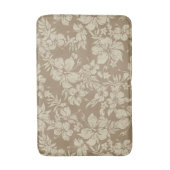 Hibiskus Pareau erschütterte Hawaiianische Flora-K Badematte (Vorderseite Vertikal)