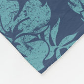 Hibiskus Pareau Hawaiian Floral Aloha Shirt Print Fleecedecke (Ecke)