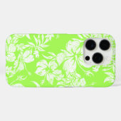 Hibiskus Pareau Hawaiian Floral Lime Green Case-Mate iPhone Hülle (Rückseite (Horizontal))