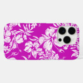 Hibiskus Pareau Hawaiian Floral Magenta Case-Mate iPhone Hülle (Rückseite (Horizontal))