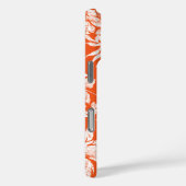 Hibiskus Pareau Hawaiian Floral Orange Case-Mate iPhone Hülle (Rückseite / Rechts)