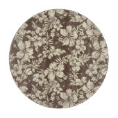 Hibiskus Pareau Hawaiian Glass Cutting Board Schneidebrett (Vorderseite)