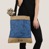 Hibiskus Pareau hawaiische Monogramm-Strand-Tasche Tasche (Von Nahem)