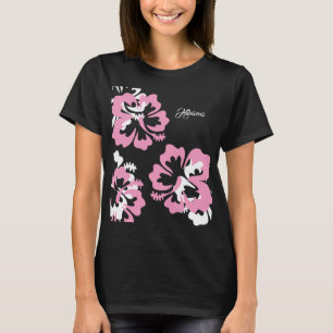 Hibiskus Pink & White T-Shirt