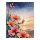 Hibiskus Poster (Vorderseite)