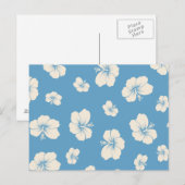 Hibiskus Postkarte (Vorne/Hinten)