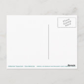 Hibiskus Postkarte (Rückseite)