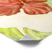 Hibiskus Print 8 x 10 Poster (Ecke)