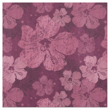 Hibiskus-rosa Blumen-Batik