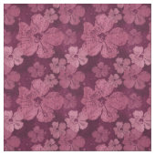 Hibiskus-rosa Blumen-Batik Stoff (Muster)