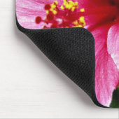Hibiskus, Rosa Mousepad (Ecke)
