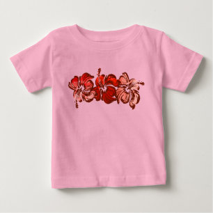 Hibiskus Säugling T-Shirt