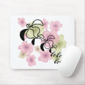 Hibiskus-Schildkröte-Familie Mousepad (Mit Mouse)