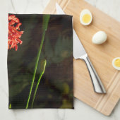 Hibiskus schizopetalus - japanische Laterne Geschirrtuch (Viertel Falte)