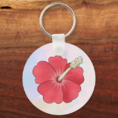 Hibiskus Schlüsselanhänger (Vorderseite)