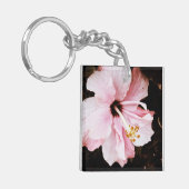 Hibiskus Schlüsselanhänger (Vorderseite links)