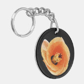 Hibiskus Schlüsselanhänger (Vorderseite links)