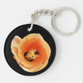 Hibiskus Schlüsselanhänger (Rückseite)